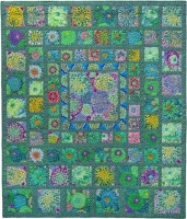 Green Squares Quilt Fabric Pack
